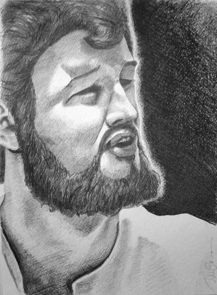 Remy Smith pencil portrait art